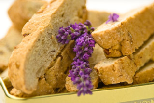Recept voor lavendelkoekjes of lavendelbrood